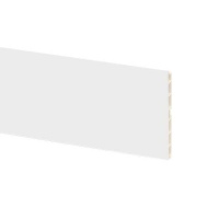 Цоколь ПВХ H.100, L=4000, белый (под покраску)