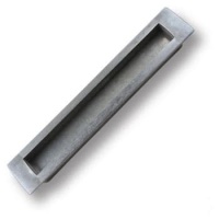 EMBU160-63 Ручка врезная, серебро 160 мм