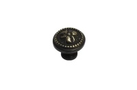 Ручка-кнопка, отделка бронза античная