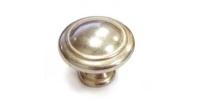 Ручка-кнопка d=35мм, венецианское серебро