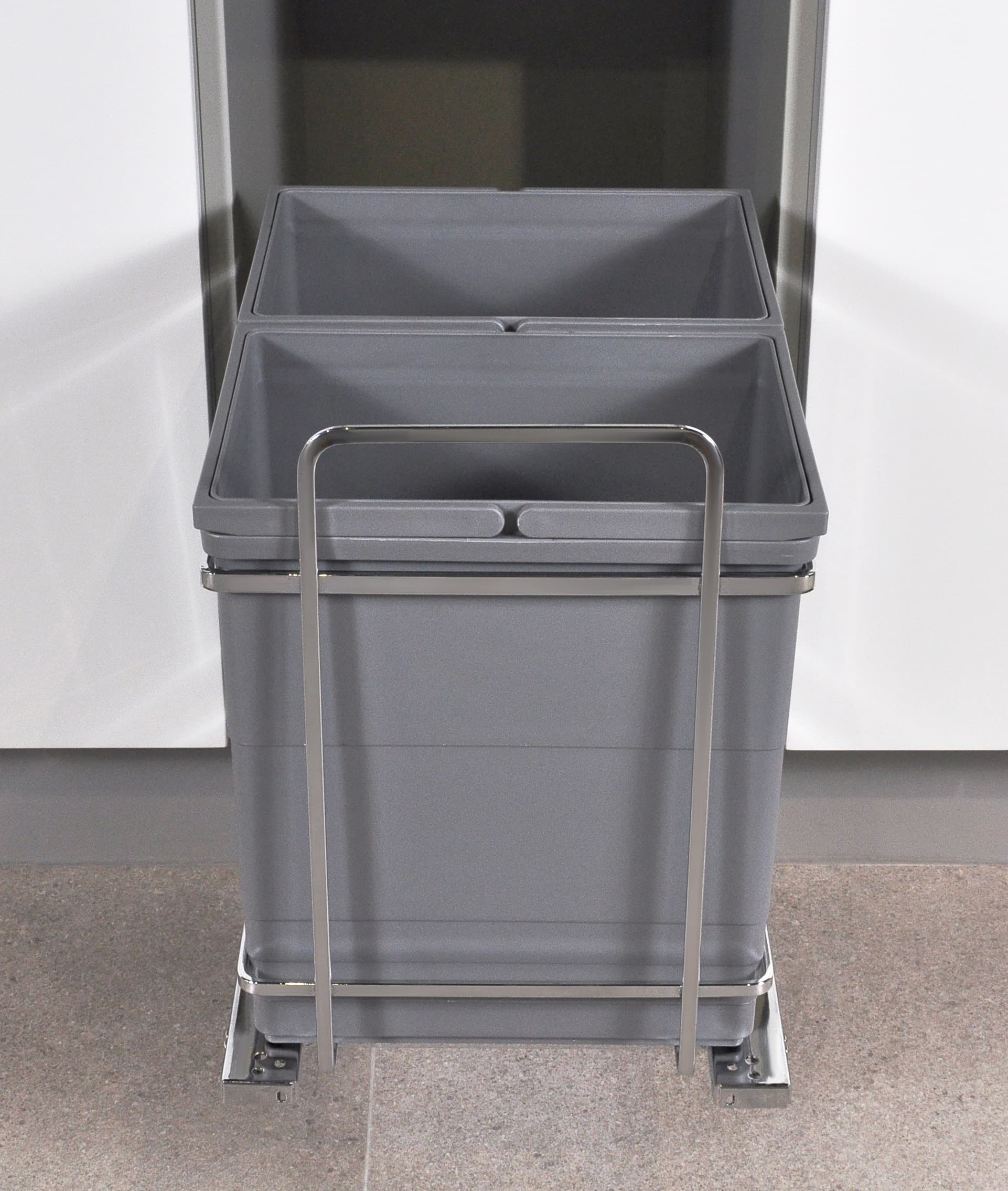 Система для утилизации мусора (2х11л) с доводчиком на фасад от 350мм