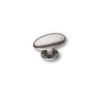 BU 008.60.16 Ручка кнопка современная классика, античное серебро