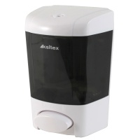 Ksitex SD-1003B-800 Дозатор для мыла,пластик, белый 0,8 литра