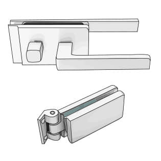 Фурнитура для стеклянной тумбы