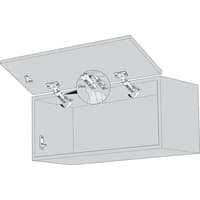 HK-XS Крепление фасада для узких алюм. рамок. 20K4101A  FRO-B  V20  NI