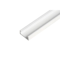 Профиль 1506 для LED подсветки накладной, L=3000 мм, белый