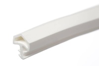 Уплотнитель для межкомнатных дверей PVC, белый 10 мм (25 м)