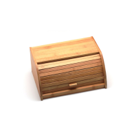 3006 Хлебница из дерева со сдвигающейся крышкой, бамбук