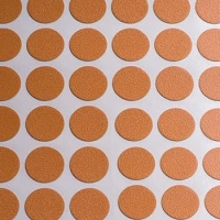 D17U3602 Заглушка-самоклеящаяся Оранжевый (3602), эксцентрик, d17 (70 шт/лист)