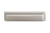 Ручка-ракушка 96мм, отделка никель лакированный