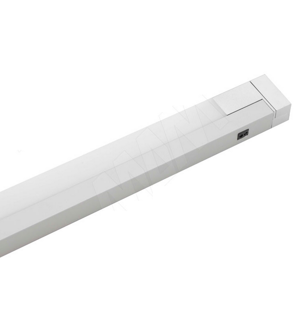 LINE Светодиодный светильник с ИК-выключателем на преграду, 2 датчика, серебро, 12V, 950мм