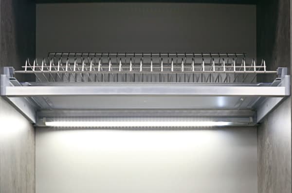 512L/80-512ALWW-I Комплект светильников LED для сушек в базу 800, 4200K, отделка алюминий