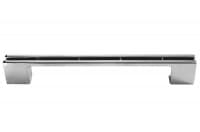 Ручка-скоба 160-192 мм, отделка хром глянец, под вставку ВЫВЕДЕНО