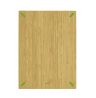Разделочная доска из бамбука, 38 × 28 см, с резиновыми вставками, NADOBA, серия STANA