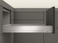 Выдвижной ящик LEGRABOX pure N 500мм с доводчиком под духовой шкаф, терра-чёрный