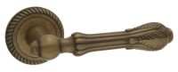 Ручка дверная  "AL 512-17", бронза античная матовая