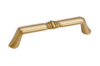 Ручка-скоба 96мм, отделка золото матовое "Милан"