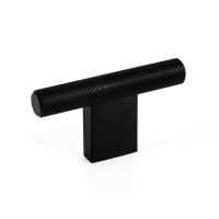 Ручка кнопка GRAF2, 0430060L30, Т-образная, черный, 60x33 мм, Viefe
