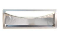 Ручка-скоба 96мм врезная, отделка никель матовый