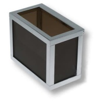 AM04/CS-PX.SC Держатель для столовых приборов, никель, вставка - пластик Кофе
