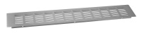Решетка вентиляционная алюминиевая 500х80 мм, инокс