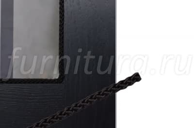 1129.5.N.M Верёвка для крепления витражей, d.5мм, цвет чёрный, в бухтах