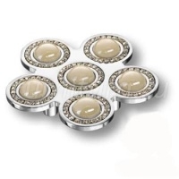 EM-602 CHROME-PEARL Ручка кнопка 32 мм