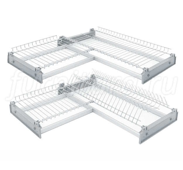 Полка для посуды угловая