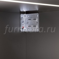 LIBRA H11 Мебельный навес для коробов нижнего яруса с предустановленными футорками и винтами, правый