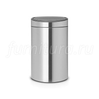 100680 Мусорный бак TOUCH BIN new двухсекционный (10/23л), полированная сталь