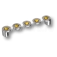 EM-601 CHROME-LIGHT GREEN Ручка скоба, 128 мм