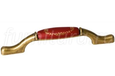 KITM172122D1GA Ручка-скоба 96/128мм, отделка бронза античная 