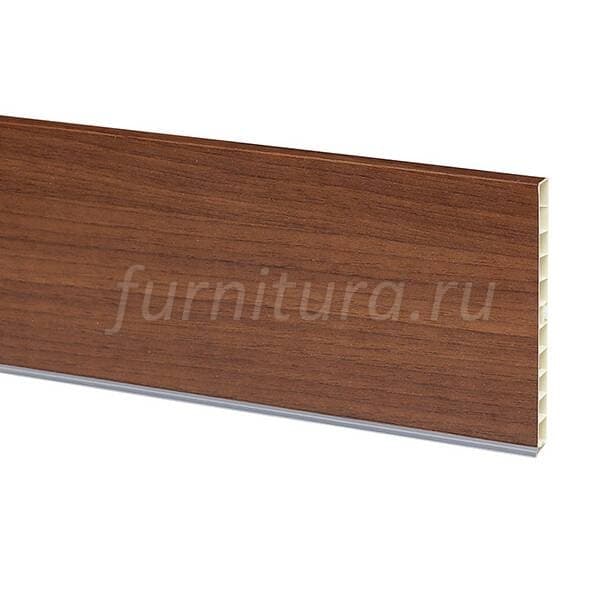 Цоколь ПВХ H.150, L=4000, орех морёный