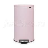 103988 Мусорный бак Brabantia FlatBack+ с педалью (30л), розовый