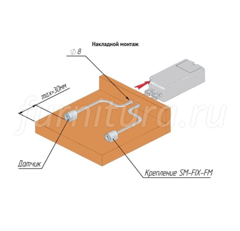 Выключатель инфракрасный ir на преграду врезной хром матовый 220v 250w