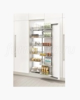 Колонна выдвижная в базу 450, h1850-2200 Soft-Close, 12 корзин
