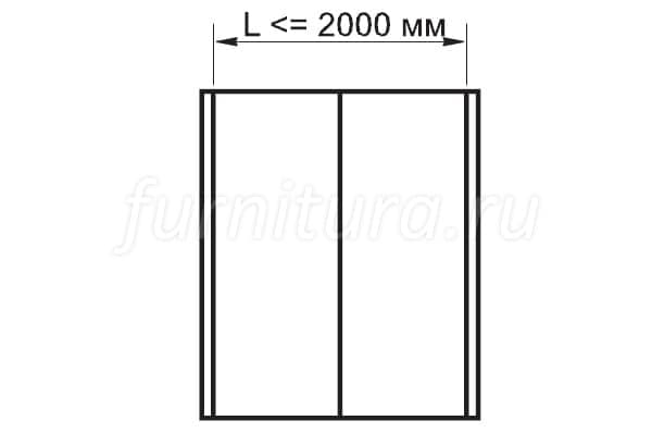 Plano комплект компонентов для шкафа l 2000