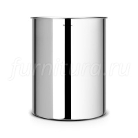 181467 Корзина для бумаг Brabantia, 15л, полированная сталь