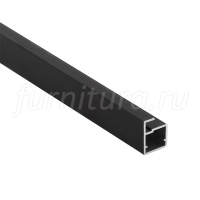 INTEGRO Профиль рамочный узкий, 19х20х8 мм, черный (анод), L-3000