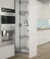 Колонна выдвижная в базу 450, h1615-1915 Soft-Close, 5 корзин, дно из МДФ