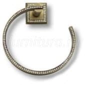 3510-75-013 Держатель для полотенец с кристаллами Swarovski, старая бронза
