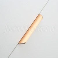 Ручка мебельная алюминиевая HEXA 96мм/150мм, брашированное золото
