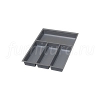 Лоток для столовых приборов для ящиков Blum Tandembox в базу 400мм, орион серый