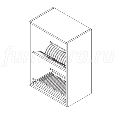 Посудосушитель в шкаф 550 мм