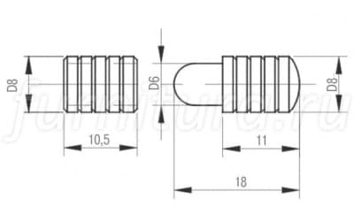 1140 B Фиксирующая втулка для соединения стола