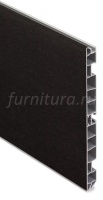 Цоколь пластиковый R4600 L 4м H=150, цвет черный глянцевый nero lucido,пог.м.