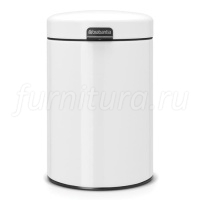 115523 Мусорный бак Brabantia NewIcon настенный 3л, белый