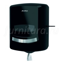 Ksitex ТН-8030В Держатель бумажных полотенец,цент.вытяжка,пласт,черн.