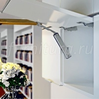 Подъёмник TOP-STAYS SE Push - H (H240-600мм) 1,6-8,5 кг в комплекте с крышками, цвет никель