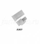 10.011.03.011 Корпус коннектора AMP мама, белый
